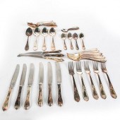 45 PIECES SOVIET USSR SILVER-P
