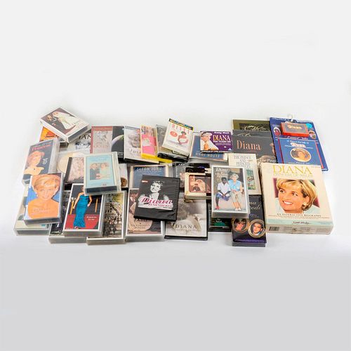 45PC VINTAGE DINA CDS, CASSETTES,