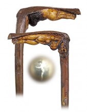 46. EROTIC FOLK ART STANHOPE C