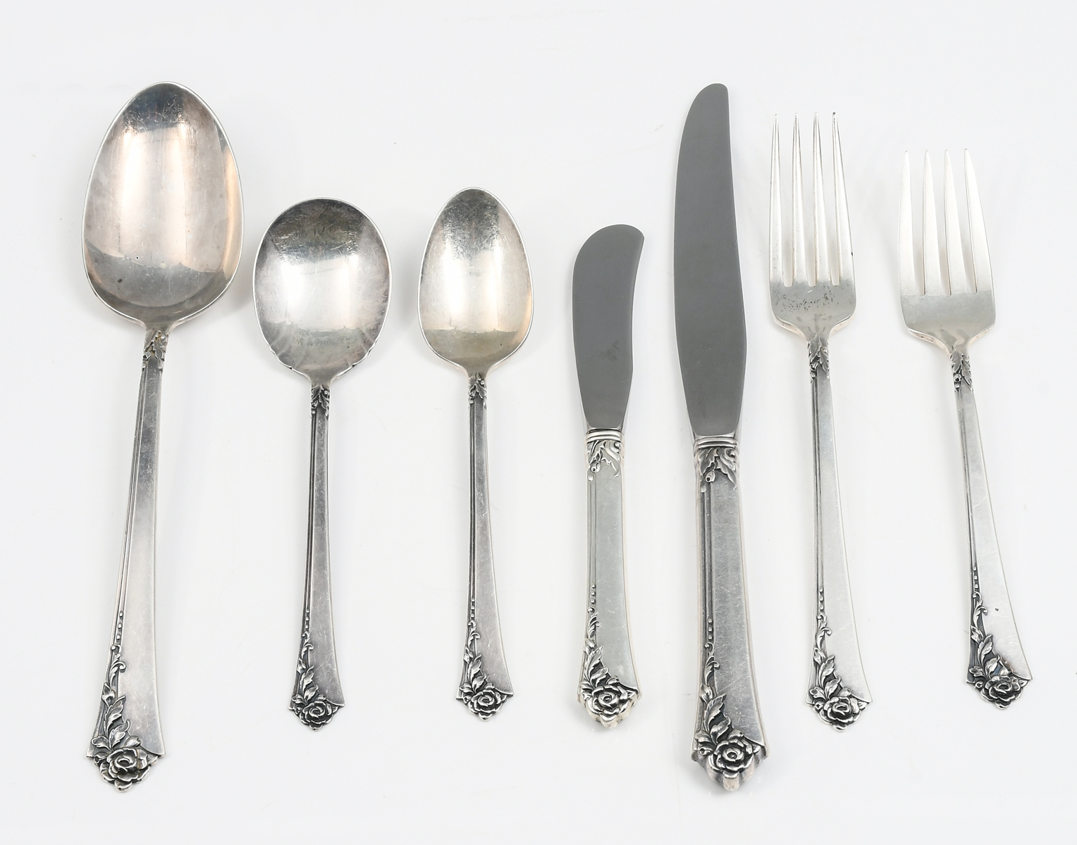 46-PC. HEIRLOOM STERLING ''DAMASK