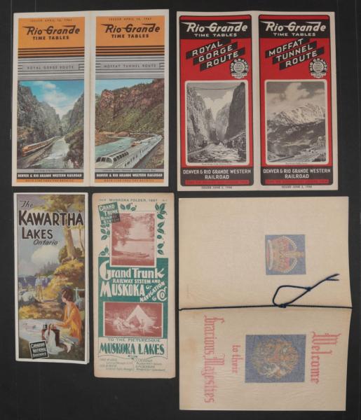 46 PCS MOSTLY RIO GRANDE MENUS,