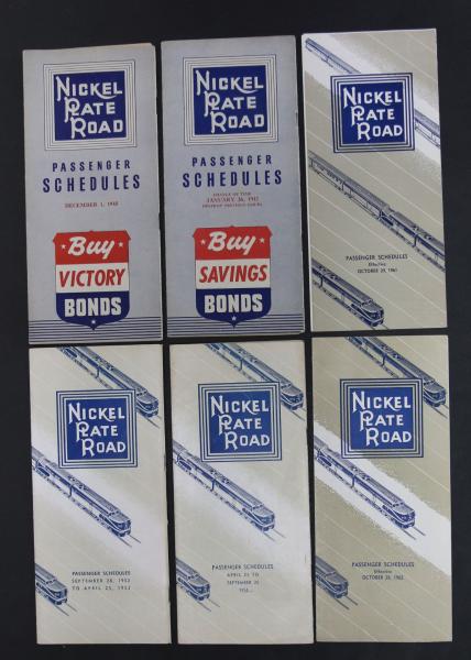 46 PIECES OF NICKEL PLATE ROAD