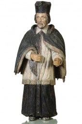 461A: AN 18C. CARVED AND GESSO