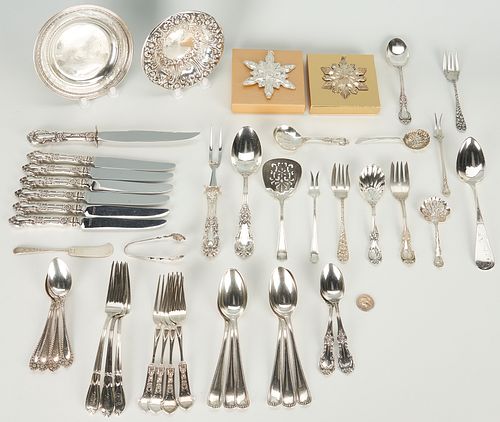47 ASSORTED STERLING ITEMS INCL.