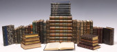 (47) FRENCH LEATHER-BOUND LIBR