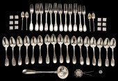 47 PCS. FRENCH FLATWARE PLUS M