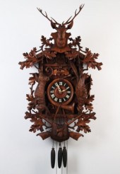 48" BLACK FOREST WALNUT CUCKOO