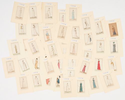 48 FRENCH FASHION PLATES, C.