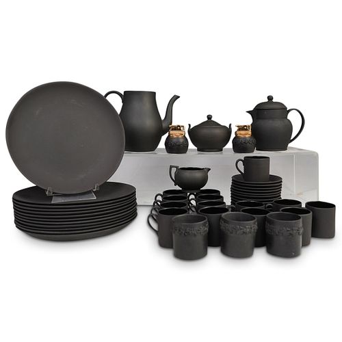 (48 PC) BASALT WEDGWOOD TEA