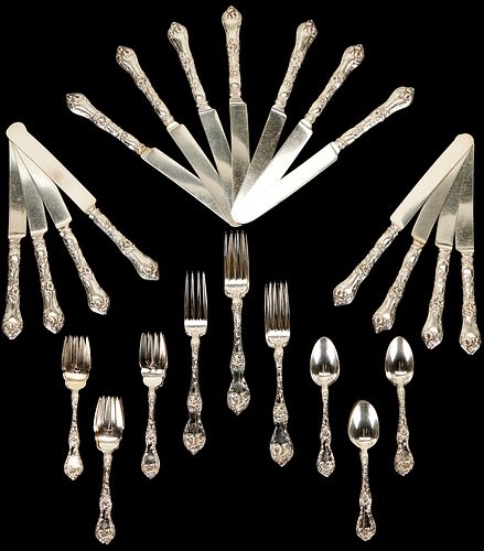 48 PCS. REED & BARTON LES CINQ