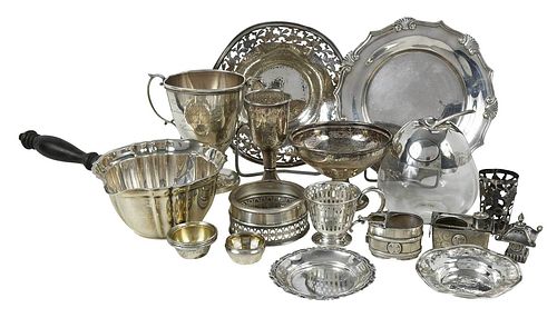 48 SMALL STERLING TABLE ITEMSmost