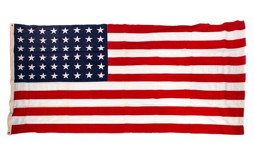48 STAR FLAG AND 2 FLAG BANNERS48