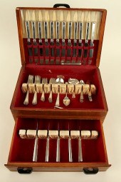 49 PC. WHITING STERLING FLATWA