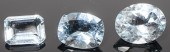 4.90 CTTW. GROUP OF LOOSE AQUA