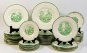 49PC WEDGWOOD PATRICIAN GREEN