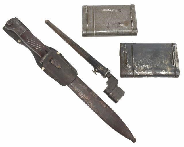 4)BAYONETS,GERMAN K98 & ENFIELD,