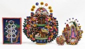 4)DIMINUTIVE MEXICAN FOLK ART