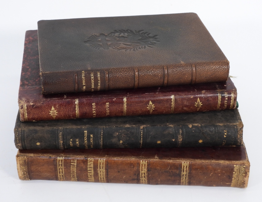 4PC 19C ANTIQUARY LATIN RELIGIOUS