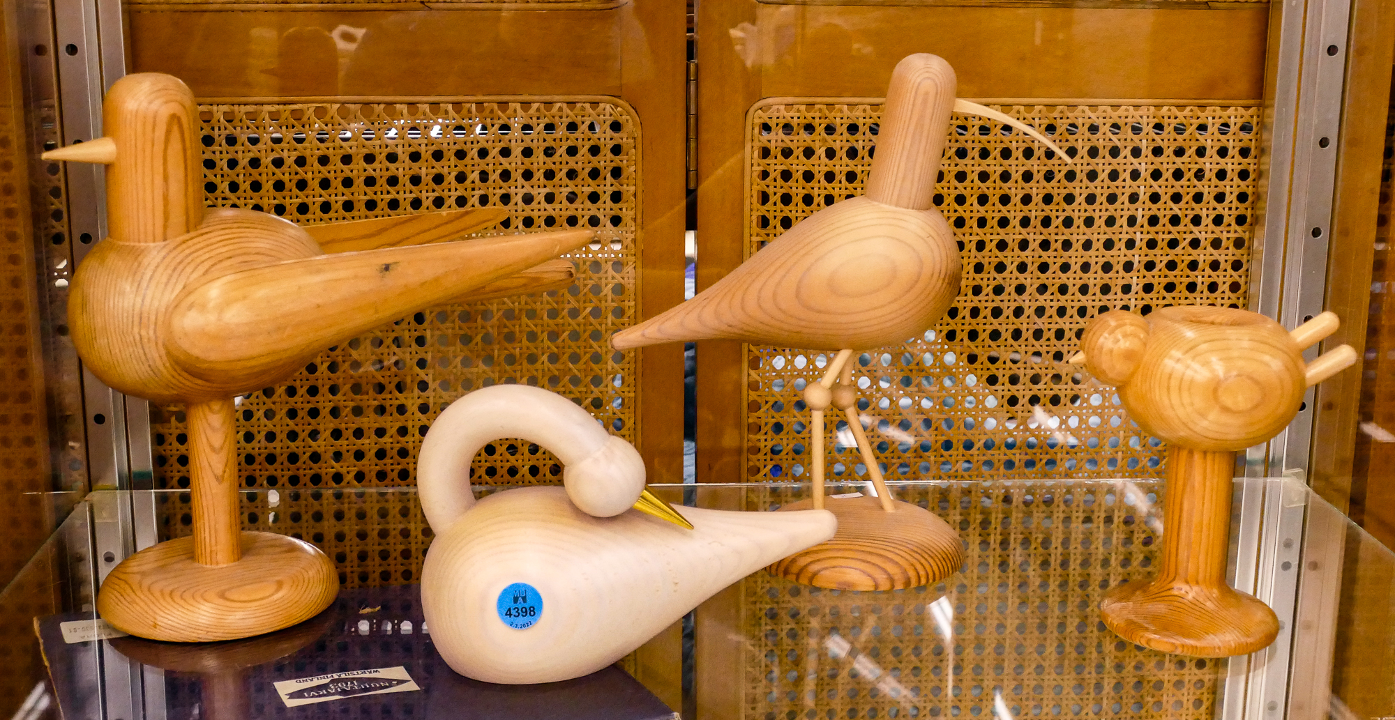 4pc Aarikka Finland Wood Bird