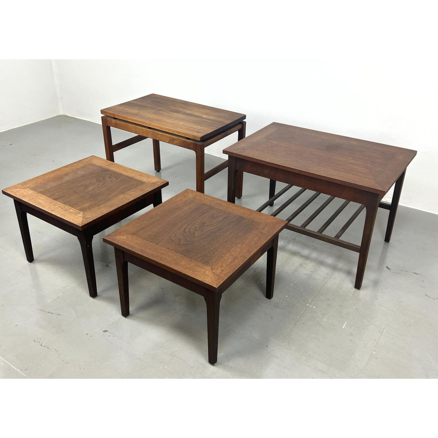 4pc American Modern Walnut Side