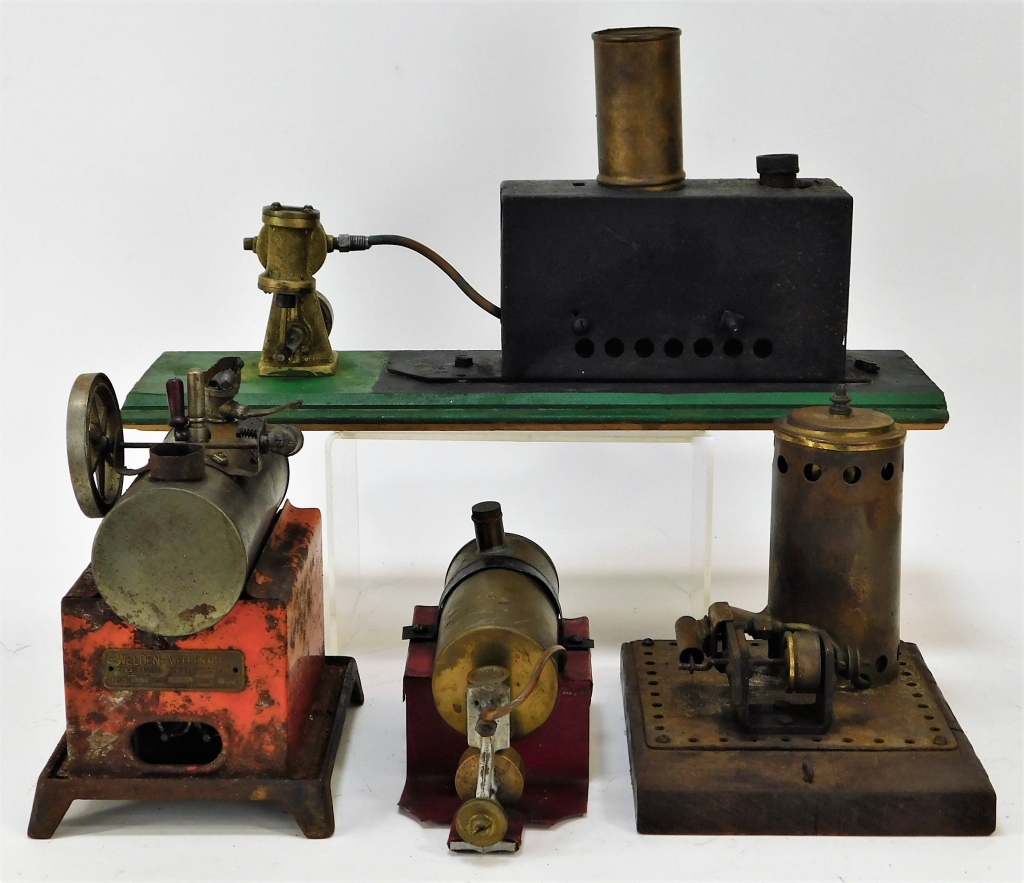 4PC ANTIQUE AMERICAN AND ENGLISH