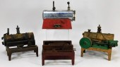 4PC ANTIQUE AMERICAN STEAM ENG