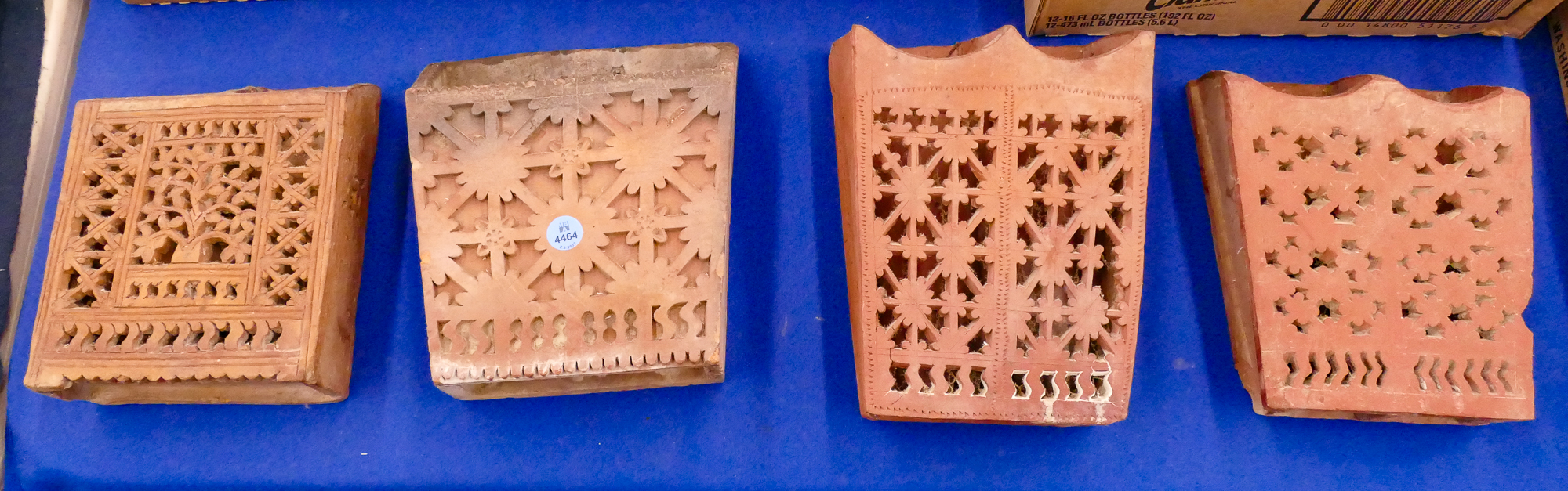 4pc Antique Chinese Red Clay