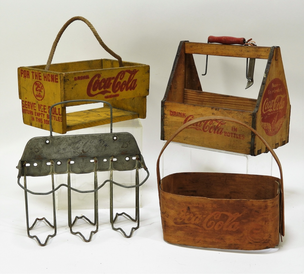 4PC ANTIQUE COCA-COLA SIX PACK
