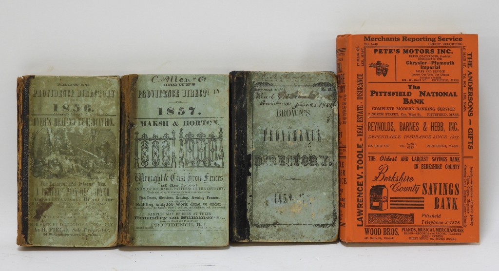 4PC ANTIQUE RHODE ISLAND MASS