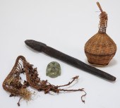 4PC ASSORTED AFRICAN INSTRUMEN