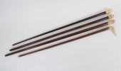 4PC ASSORTED CARVED HORN HANDL