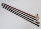 4PC ASSORTED HORN HANDLED CANE