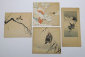 4PC ASSORTED JAPANESE BIRD WOO