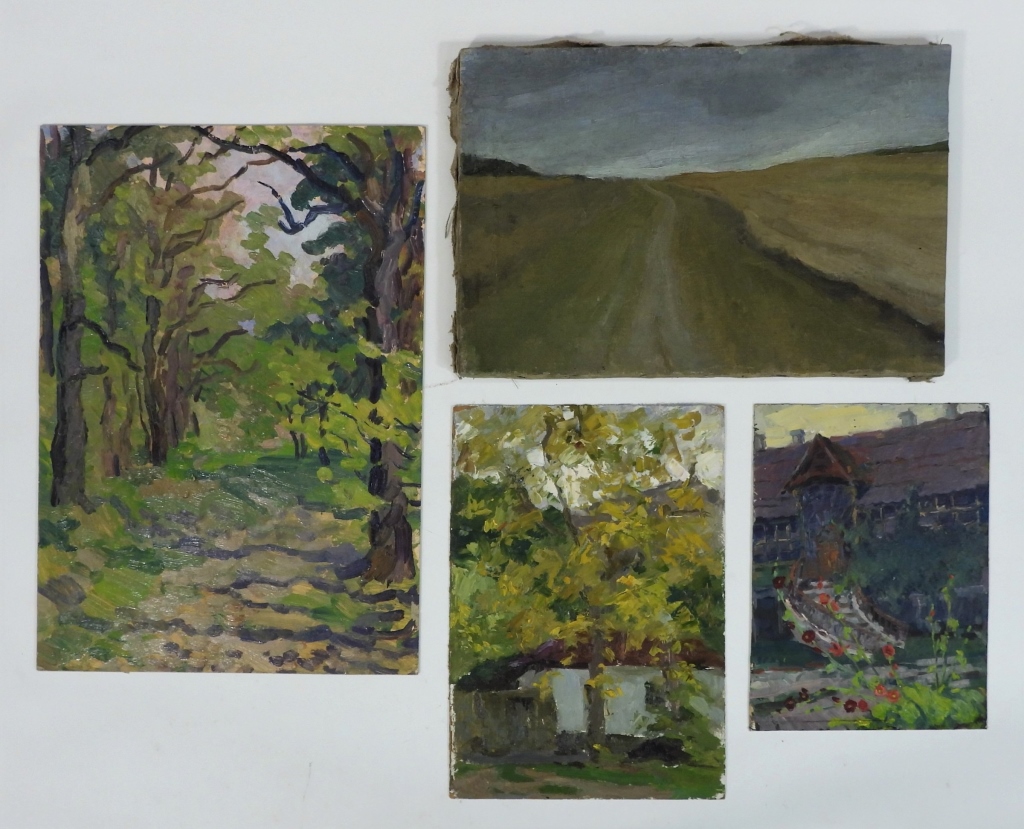 4PC ASSORTED UKRAINIAN LANDSCAPE