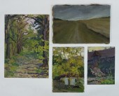 4PC ASSORTED UKRAINIAN LANDSCA