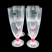 4PC BOHEMIA CRYSTAL DRINKWARES