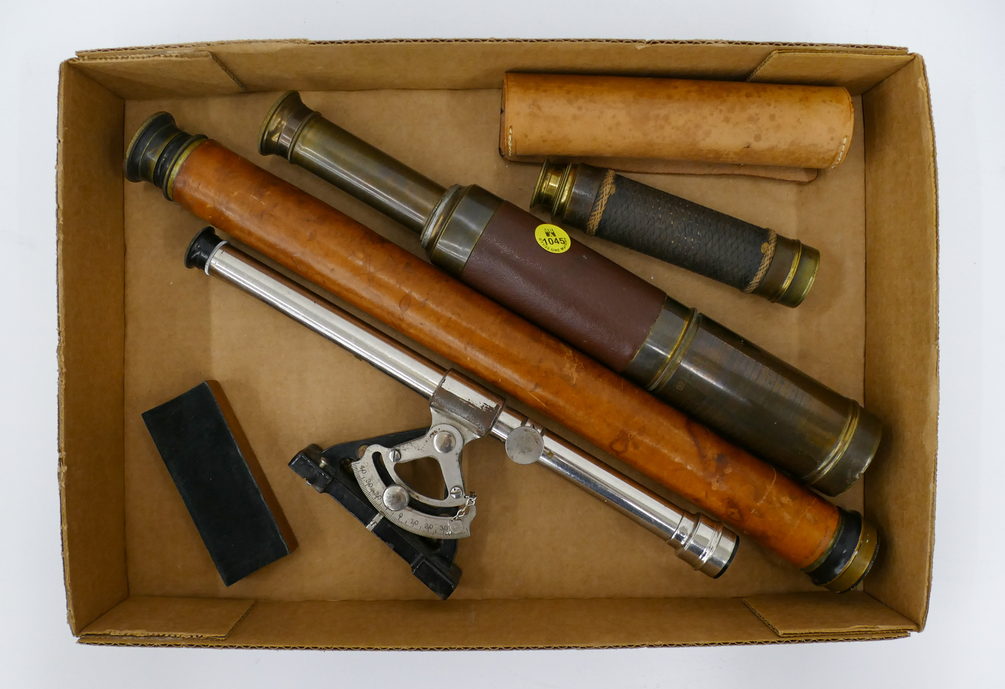 4pc Brass Telescopes  - Largest