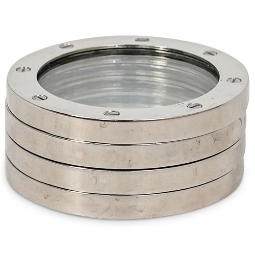 (4PC) CARTIER STYLE CHROME