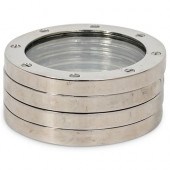 (4PC) CARTIER STYLE CHROME COA