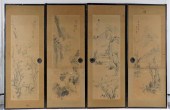 4PC CHINESE LANDSCAPE SEASONS