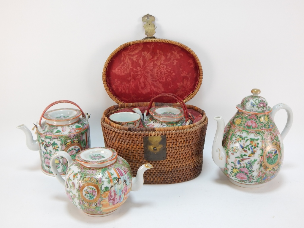 4PC CHINESE ROSE MEDALLION