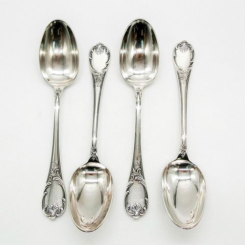 4PC CHRISTOFLE MARLY PATTERN SILVER