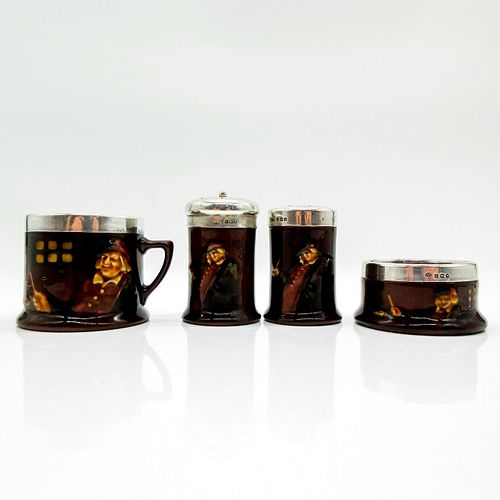 4PC CONDIMENT HOLDERS, HOGARTH -