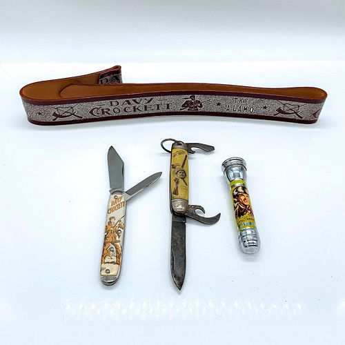 4PC DAVY CROCKETT MEMORABILIA