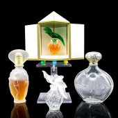 4PC DECORATIVE GLASS PERFUME B