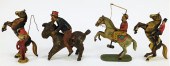 4PC EARLY GERMAN TIN LITHO WIN