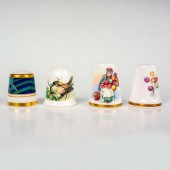 4PC ENGLISH BONE CHINA THIMBLE
