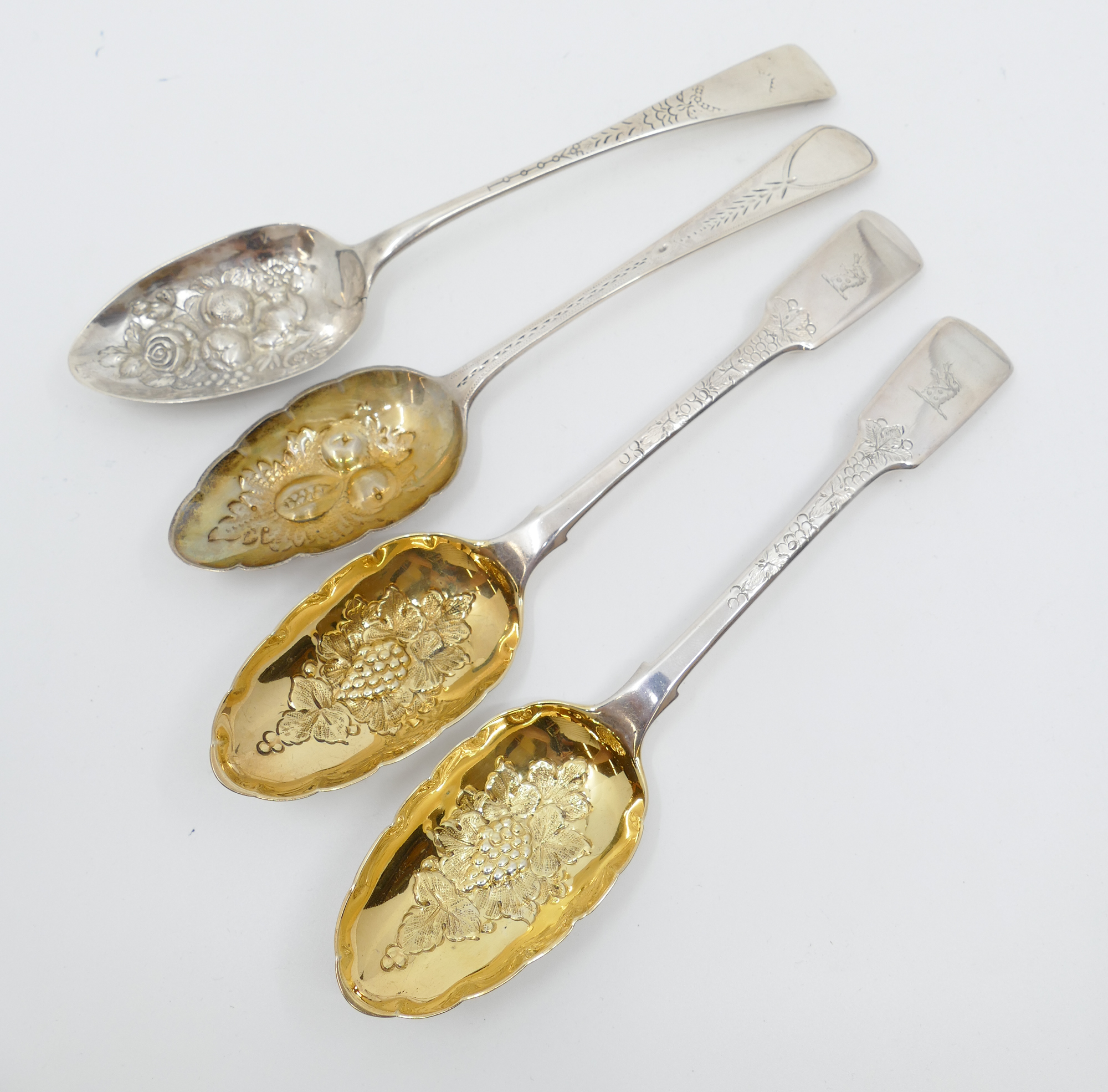4pc English Georgian Sterling