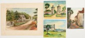 4PC. FLORIDA ARTWORK LOT: 1) G