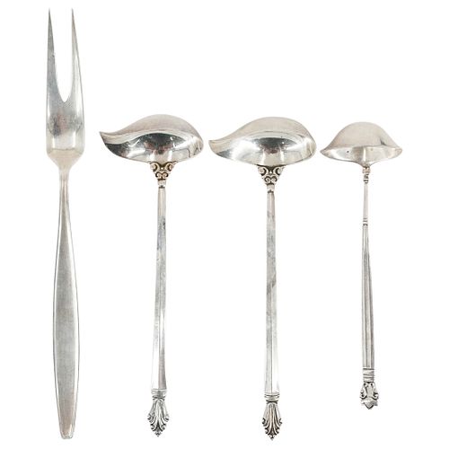 (4PC) GEORG JENSEN STERLING